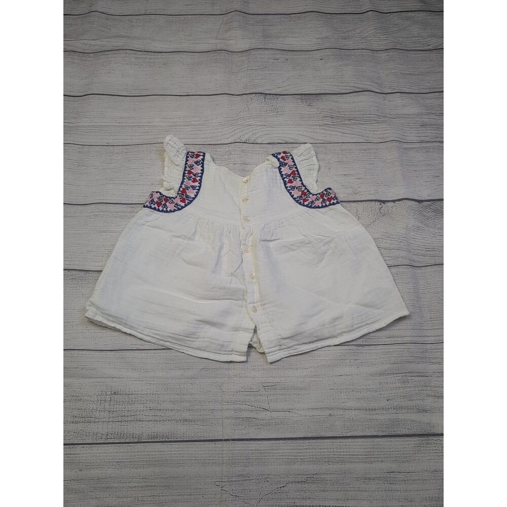 4 Roberta Roller Rabbit Embroidered Top - Picture 3 of 6
